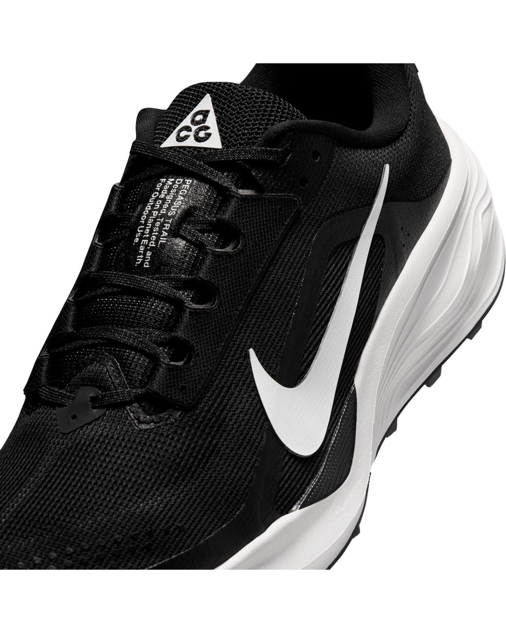 Nike Black Pegaus 42S Running Shoes for men
