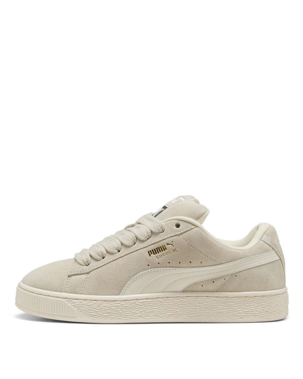 PUMA White Suede Xl Sneakers