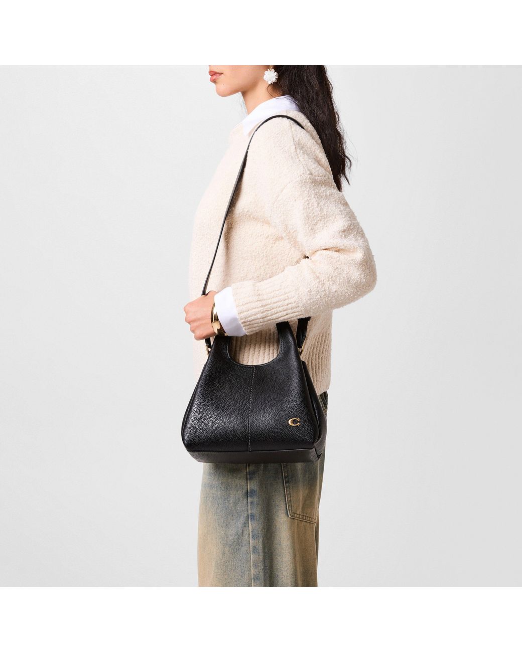 COACH Black Lana Shoulder Bag