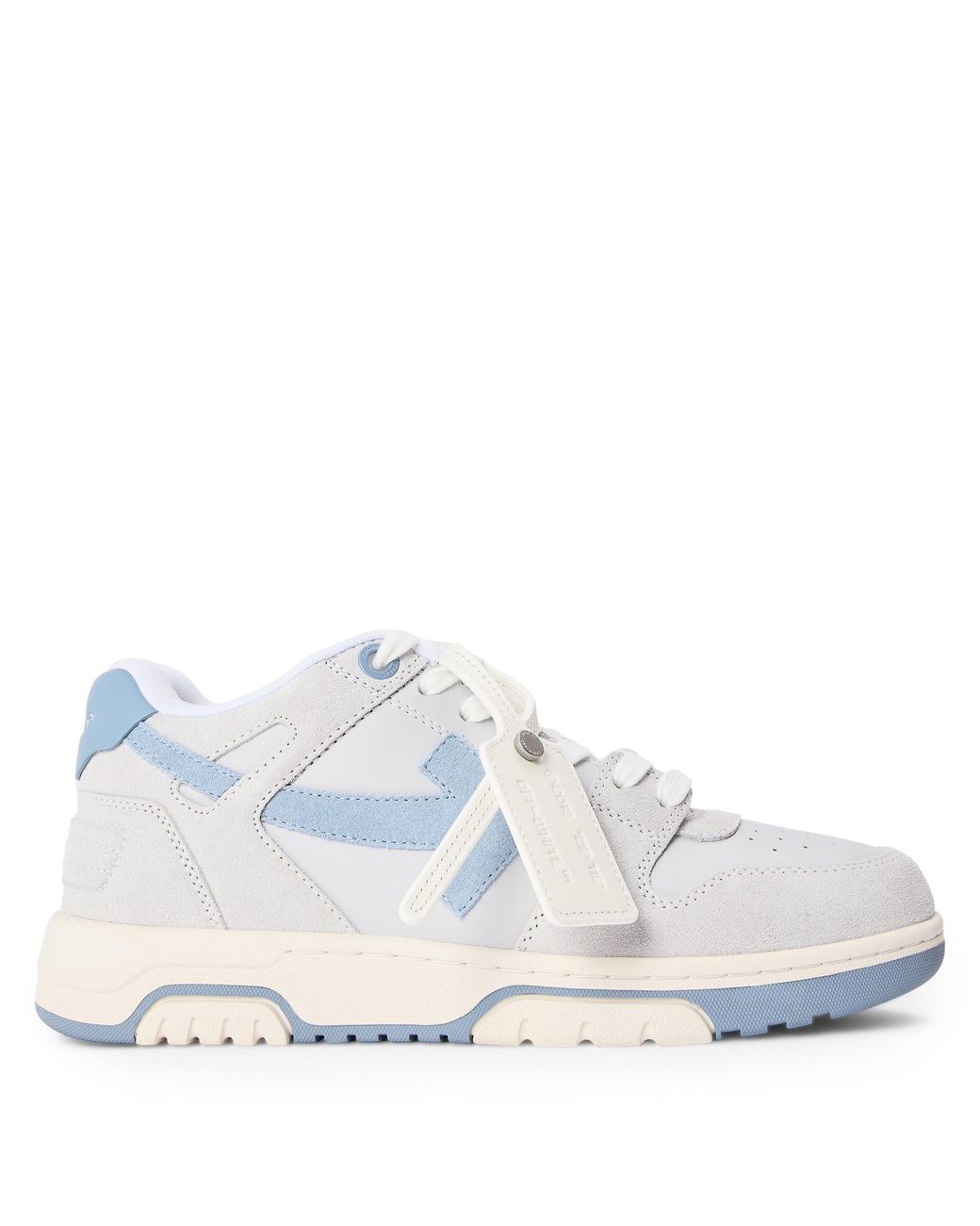 Off-White c/o Virgil Abloh White Out Of Office Trainers, Signature Arrows Sneakers