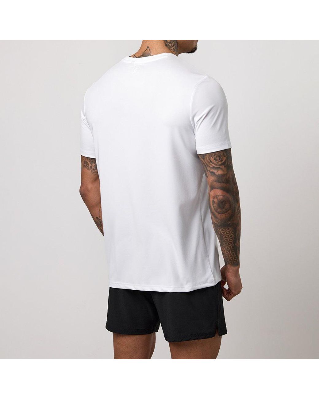 Gym King Blue Victory Performance Poly Tee for men