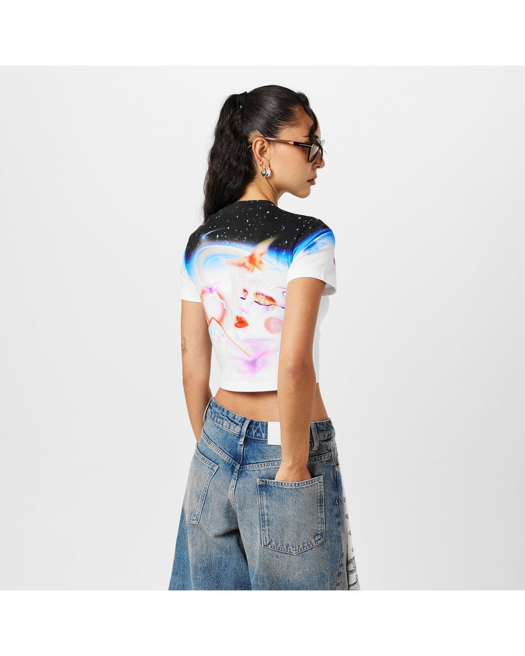 Casablanca Blue Casa Galactic Baby Tee