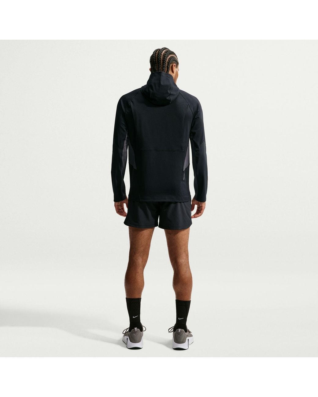 Nike Black Pro Midlayer Dri-Fit Hoodie for men