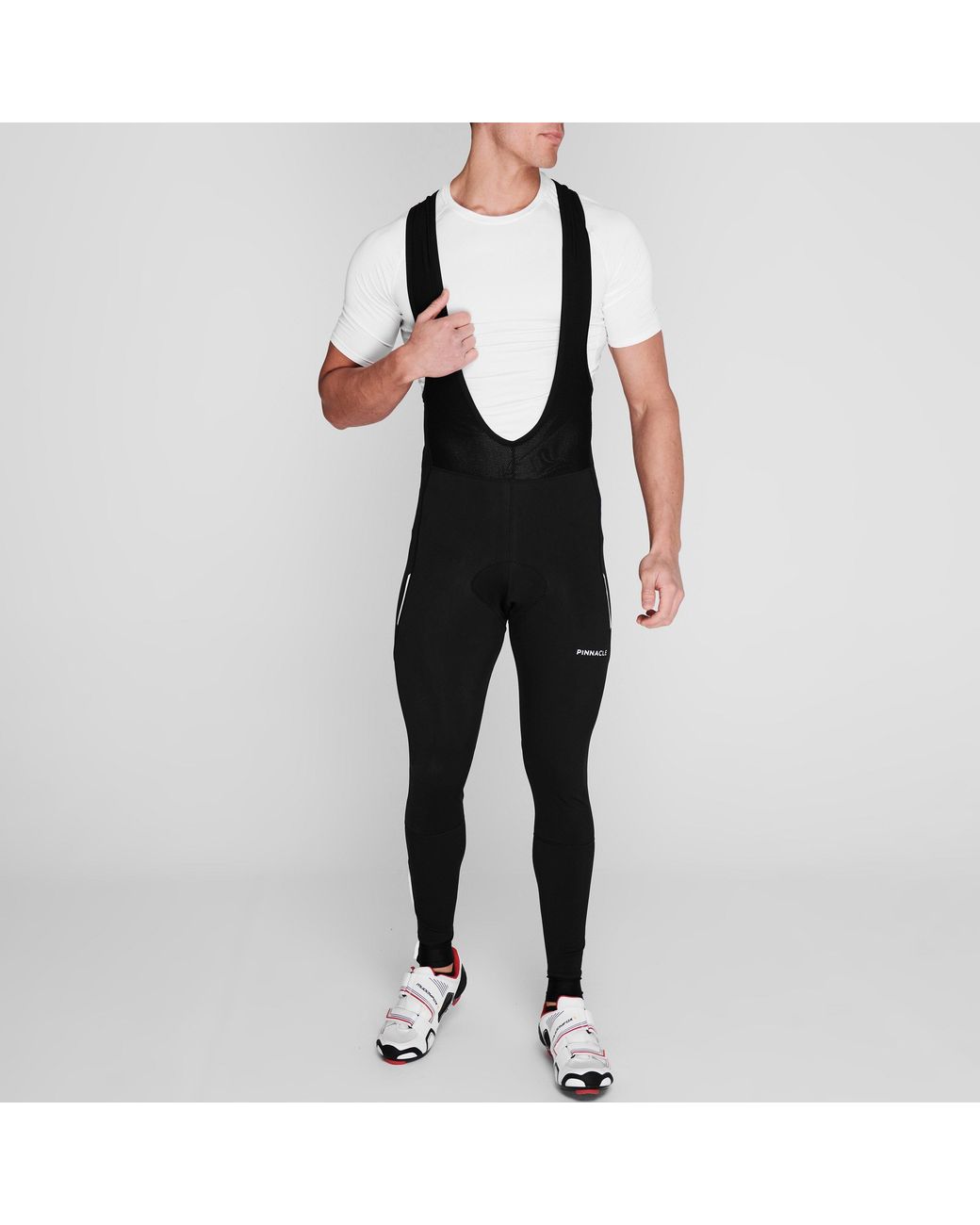 Pinnacle Black Performance Bib Tights for men