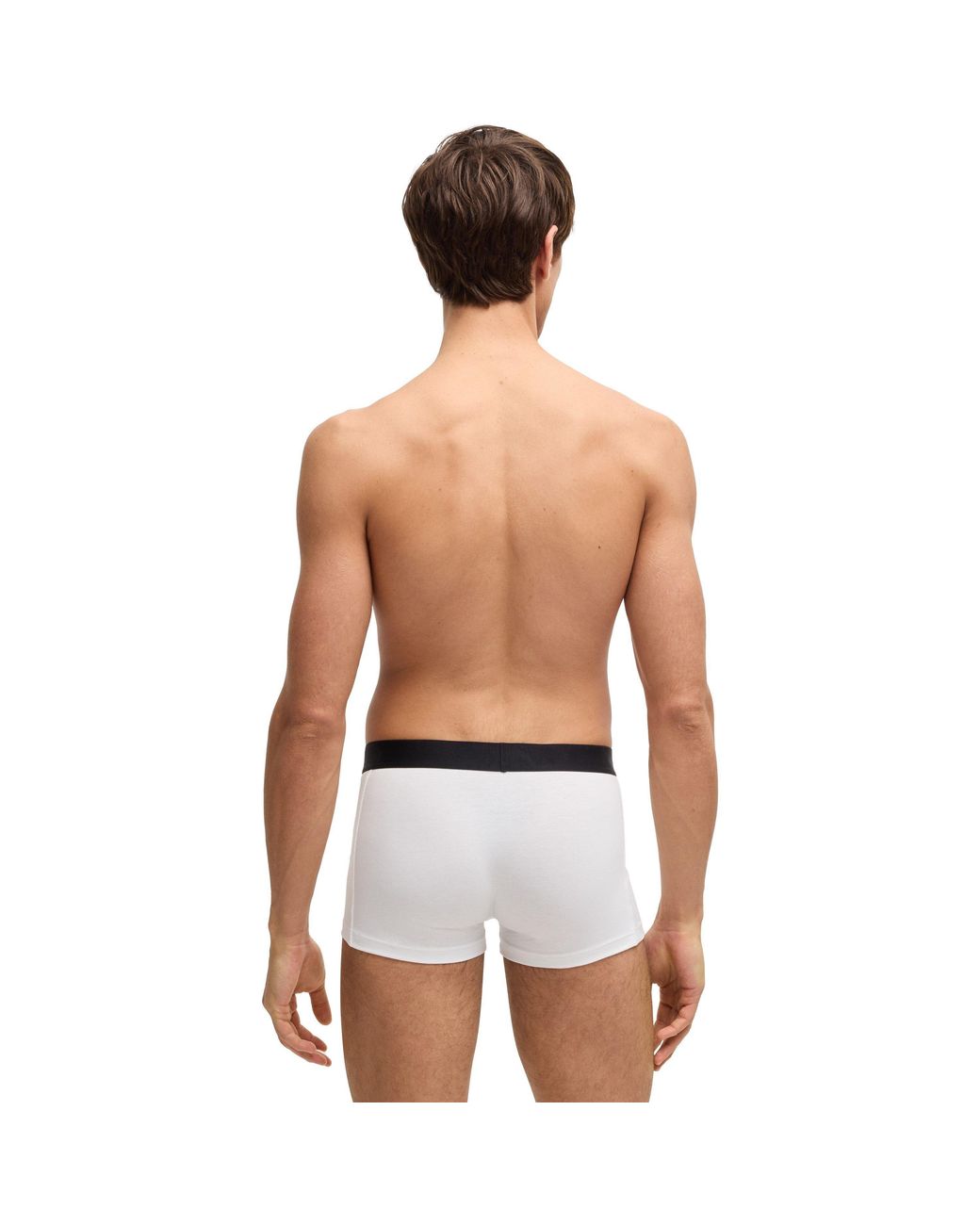 Boss Gray 3 Pack Boxers With Logo Waistband for men