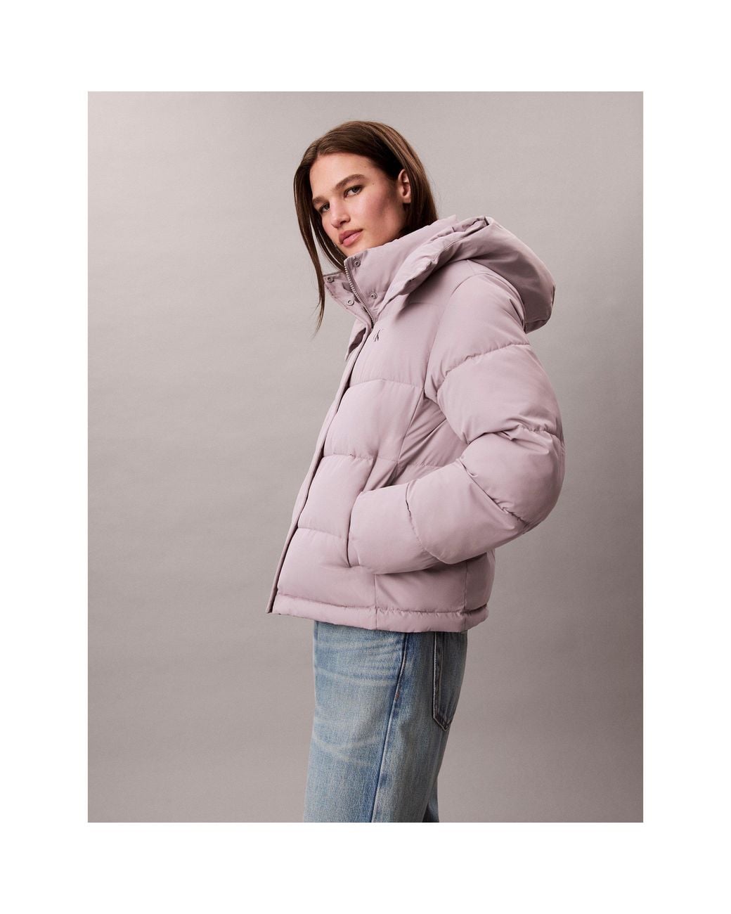 Calvin Klein Multicolor Essential Water Resistant Rds-Certified Down Short Puffer Jacket
