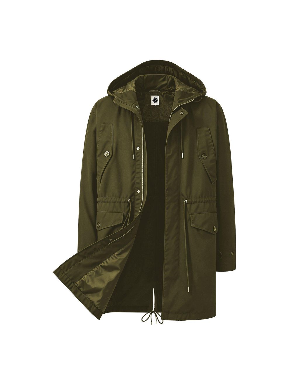 Pretty Green Green Cassette Parka for men