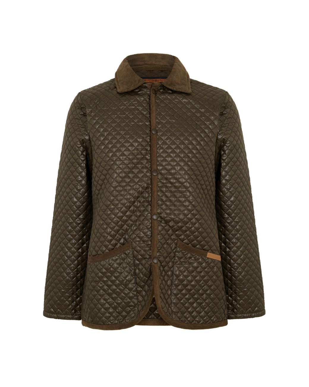 Criminal Damage Green Player Quilted Jacket for men