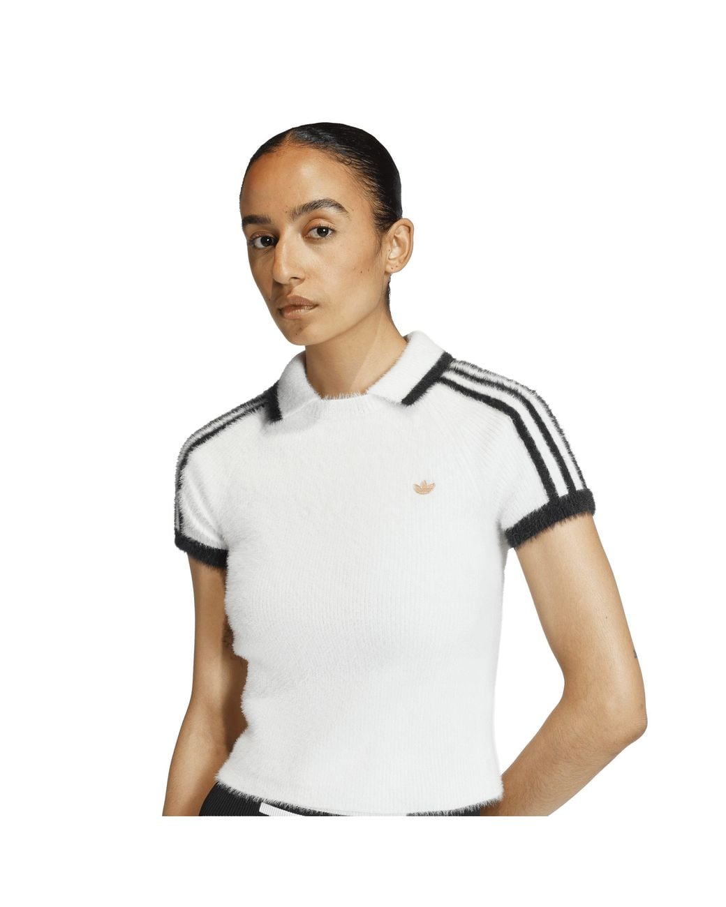 Adidas Originals White Short Sleeve Polo Shirt