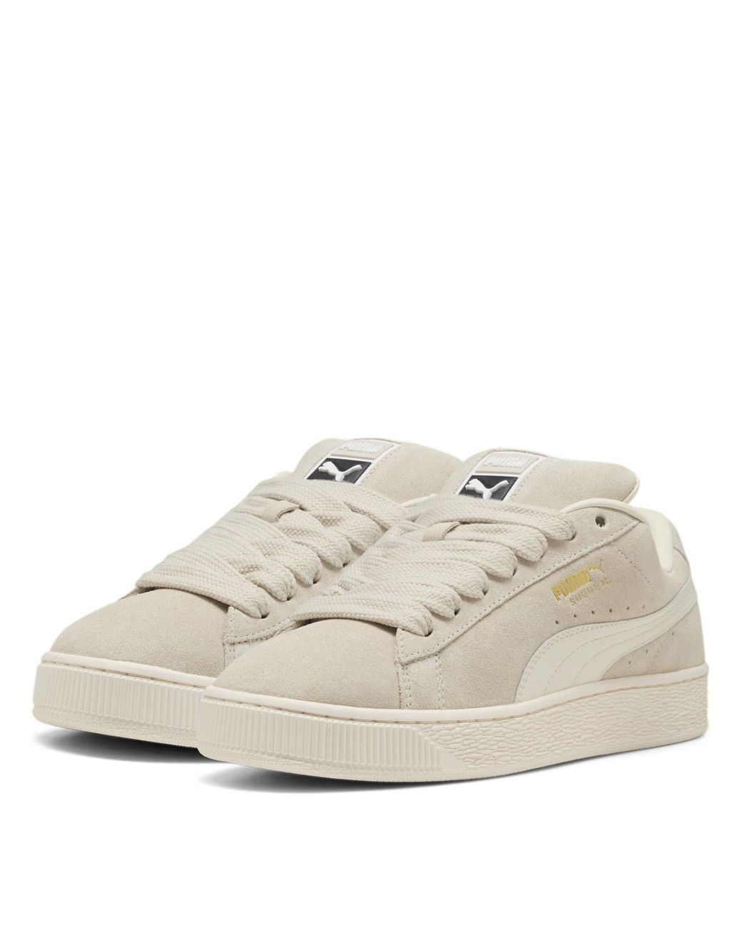 PUMA White Suede Xl Sneakers