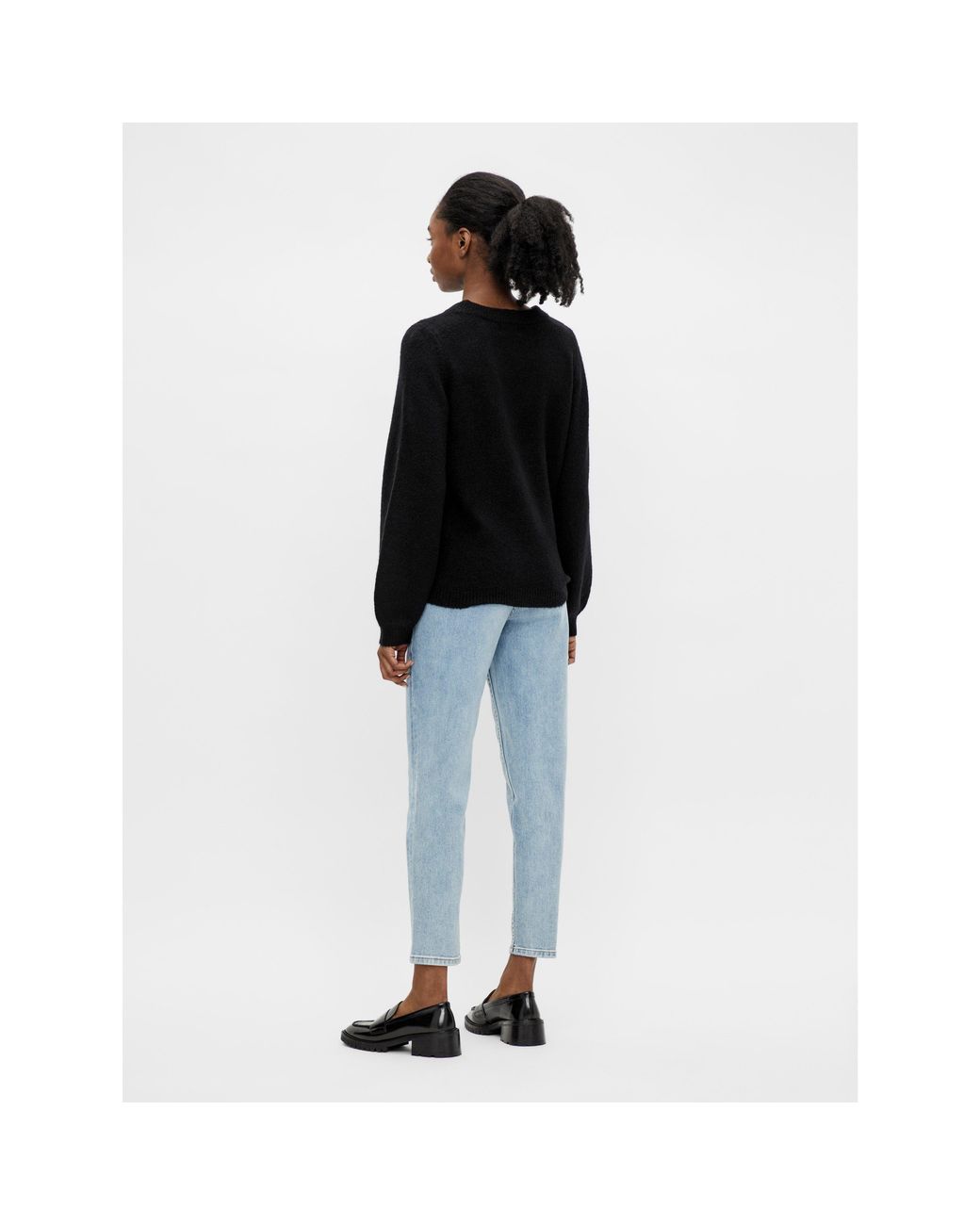 Object Black Long Sleeve Pullover Jumper