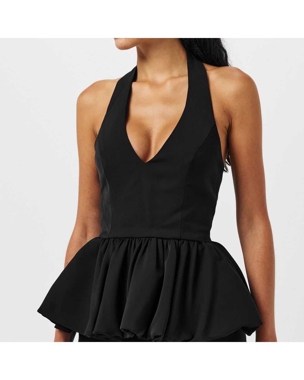 Odd Muse Black The Ultimate Muse Polka Dot Peplum Top