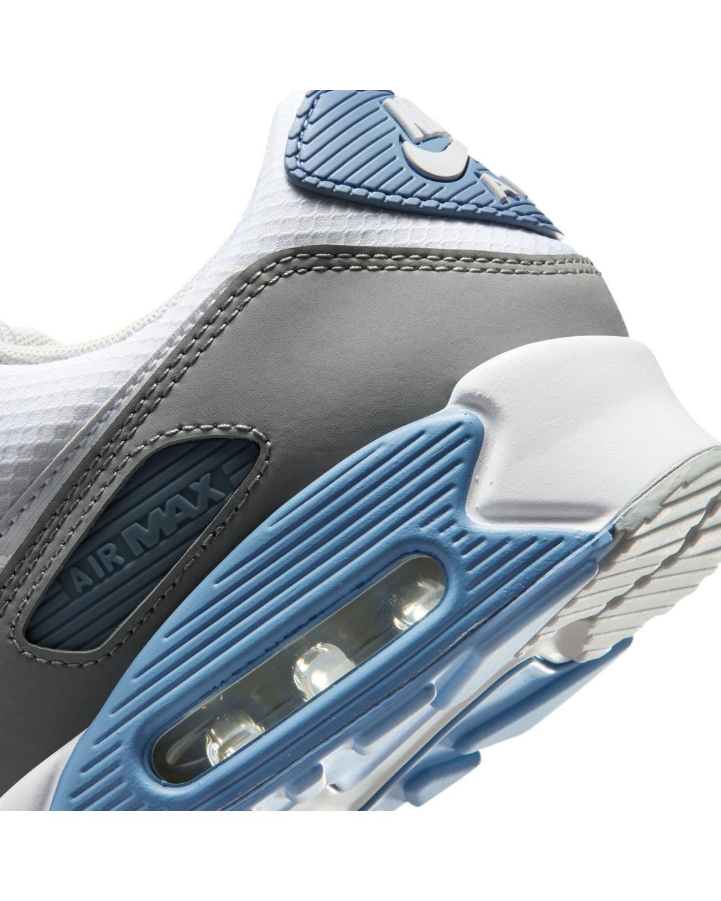 Nike Gray Air Max 90 Shoes for men