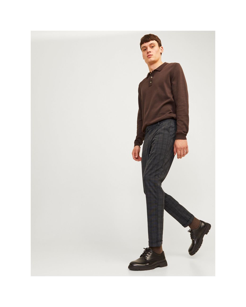 Jack & Jones Black Marco Chinos for men