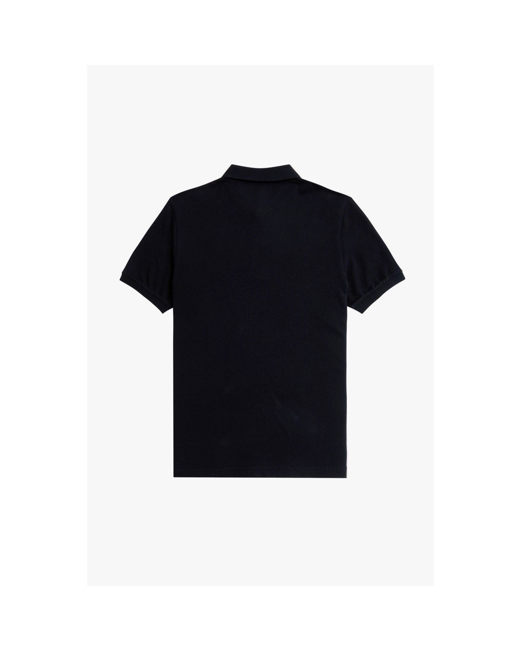 Fred Perry Black Plain Polo Shirt for men