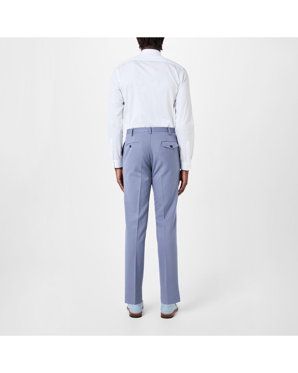 Twisted Tailor Blue Buscott Slim Fit Suit Trouser for men