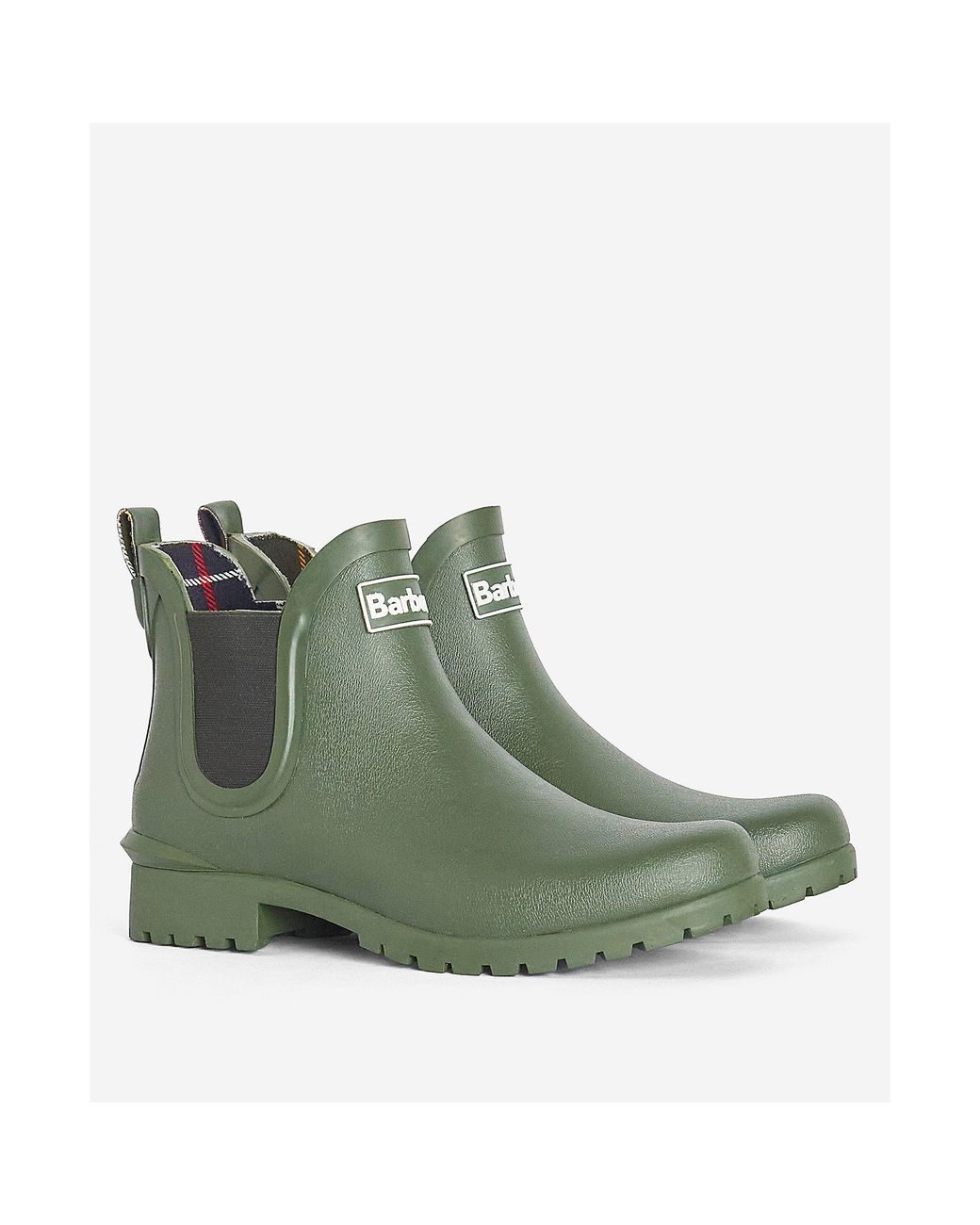 Barbour Green Wilton Chelsea Wellington Boots