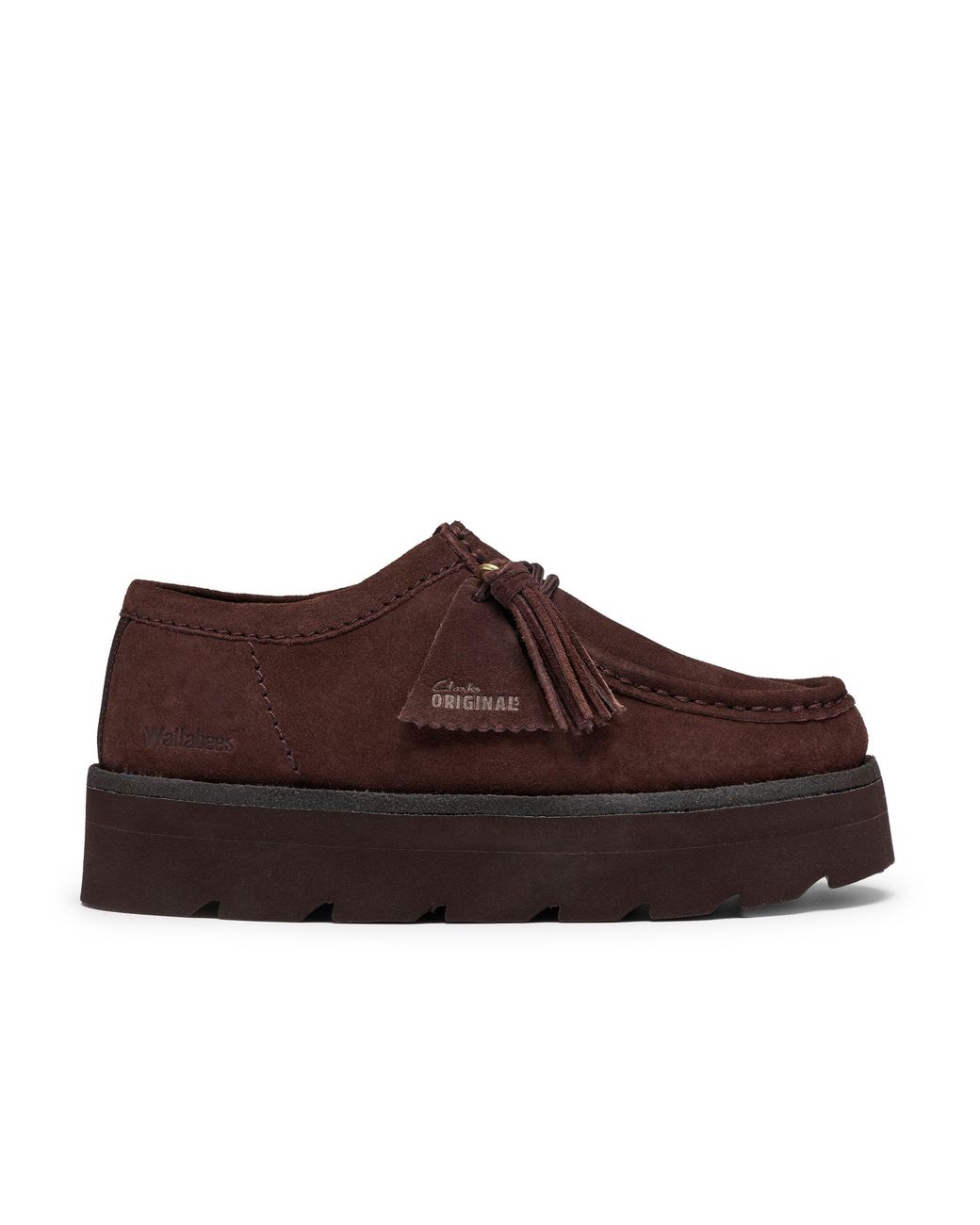 Clarks Brown Meare Walla Moc Toe Formal Shoes