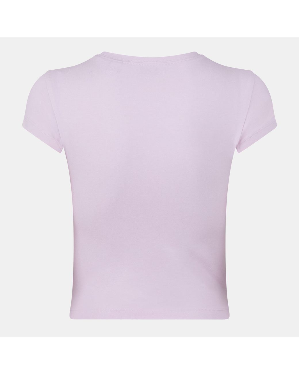 Jack Wills Purple Graphic Cap-Sleeved Crop Top
