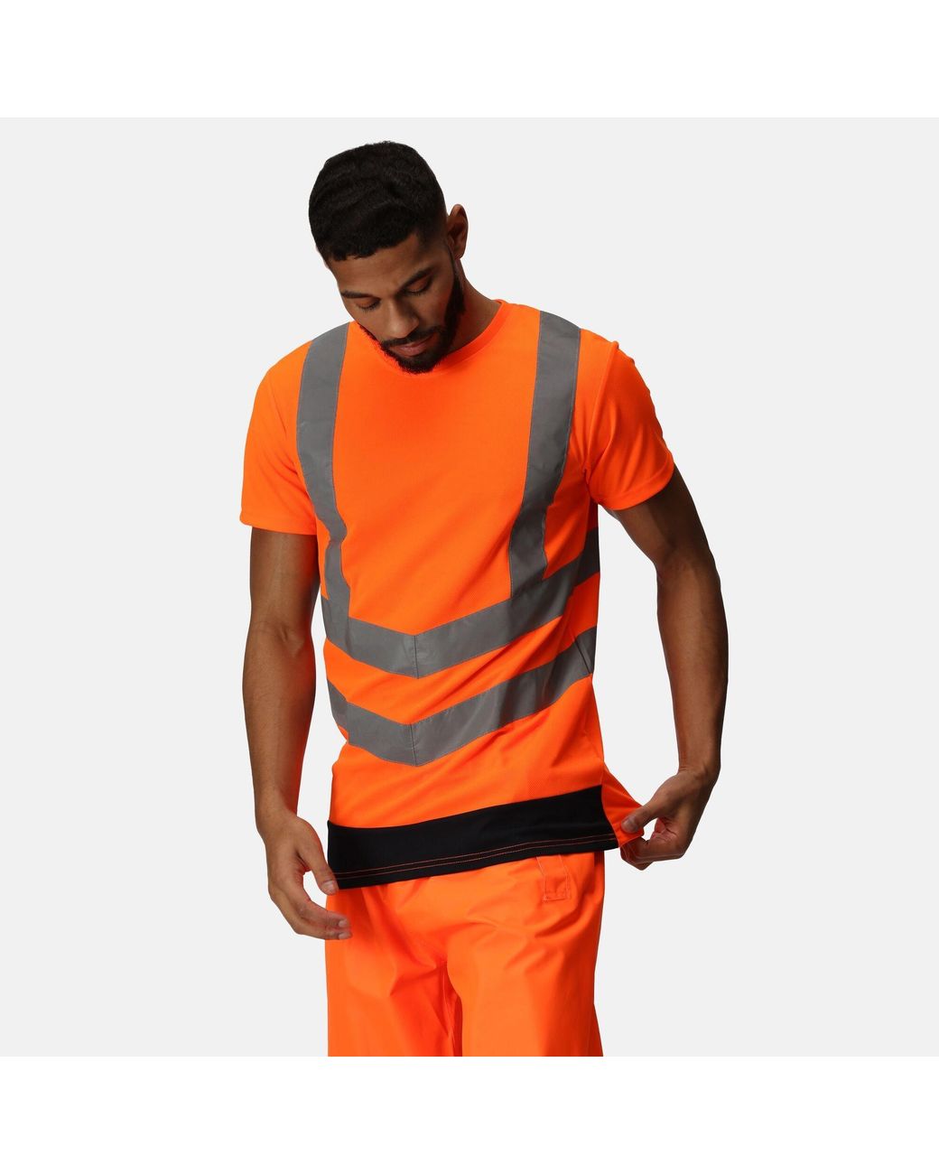 Regatta Orange Hi-Vis T-Shirt for men