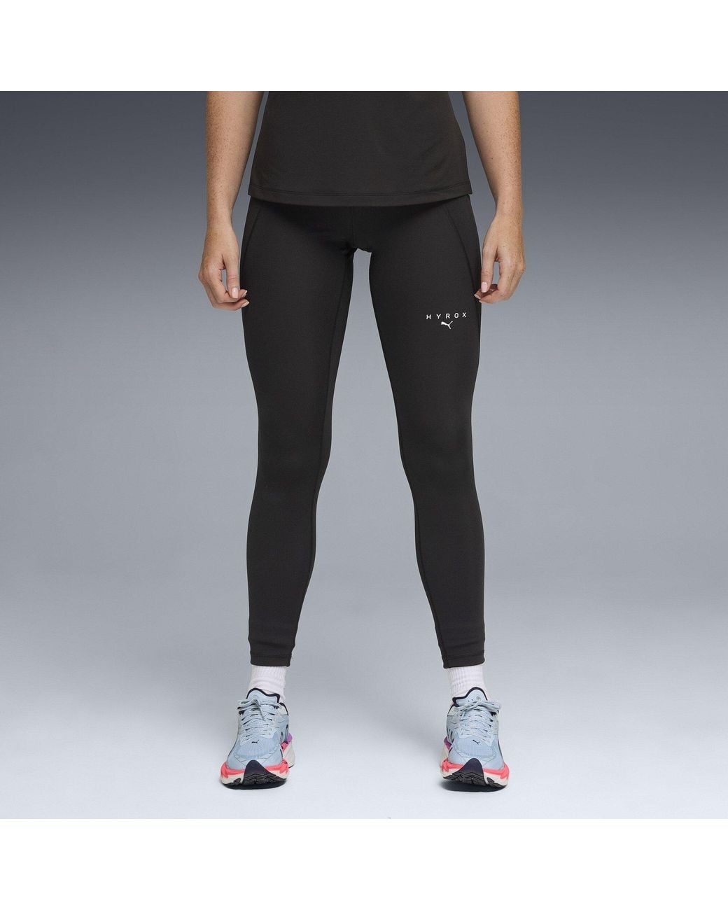 PUMA Gray Hyrox Essentials 7/8 Tights