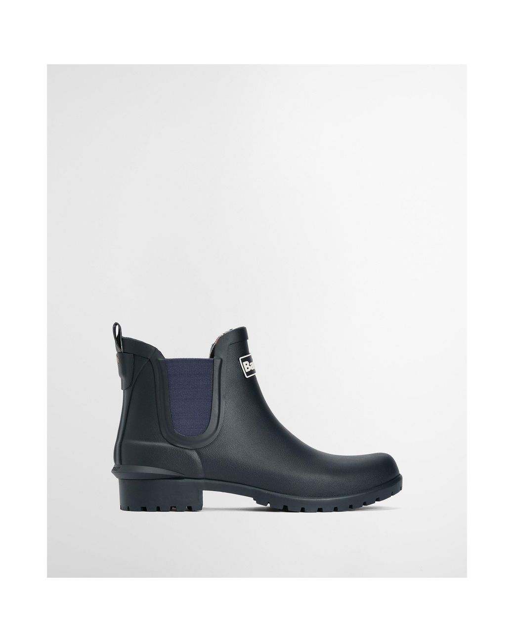 Barbour Blue Wilton Chelsea Wellington Boots