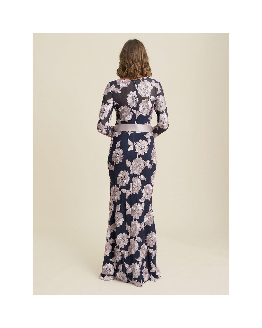 Gina Bacconi Multicolor Vanessa Floral Maxi Dress