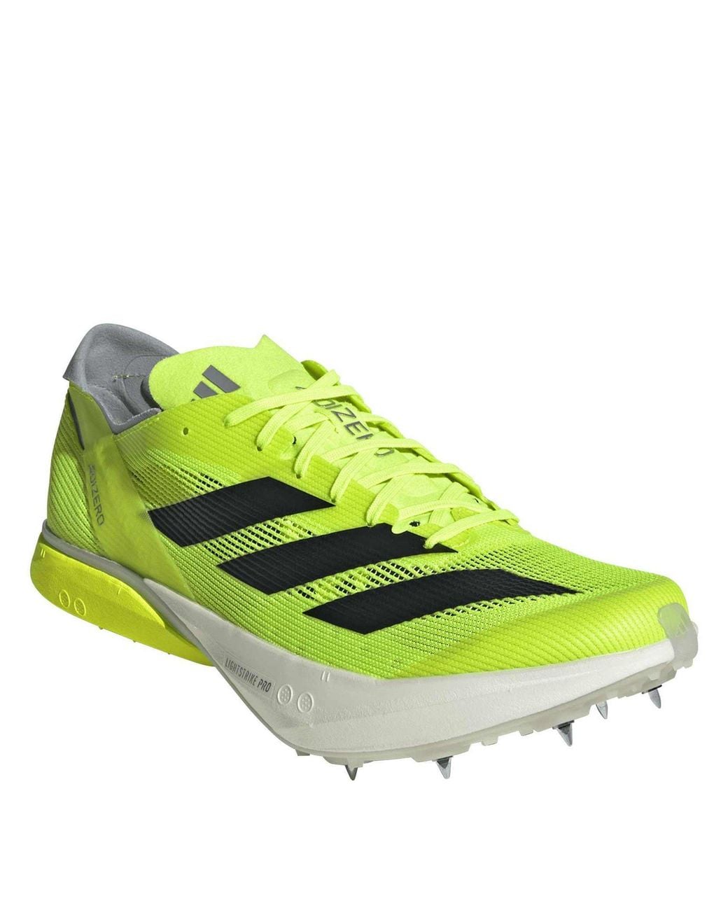 Adidas Yellow Adizero Avanti 99 Running Spikes