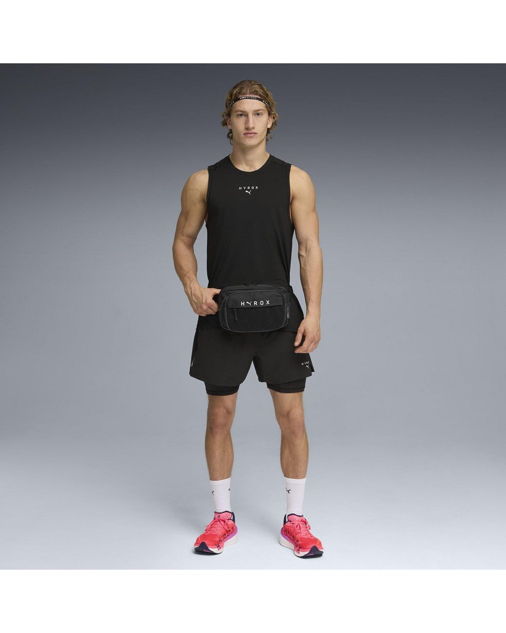 PUMA Black Hyrox Dryelite Training Tank Top for men