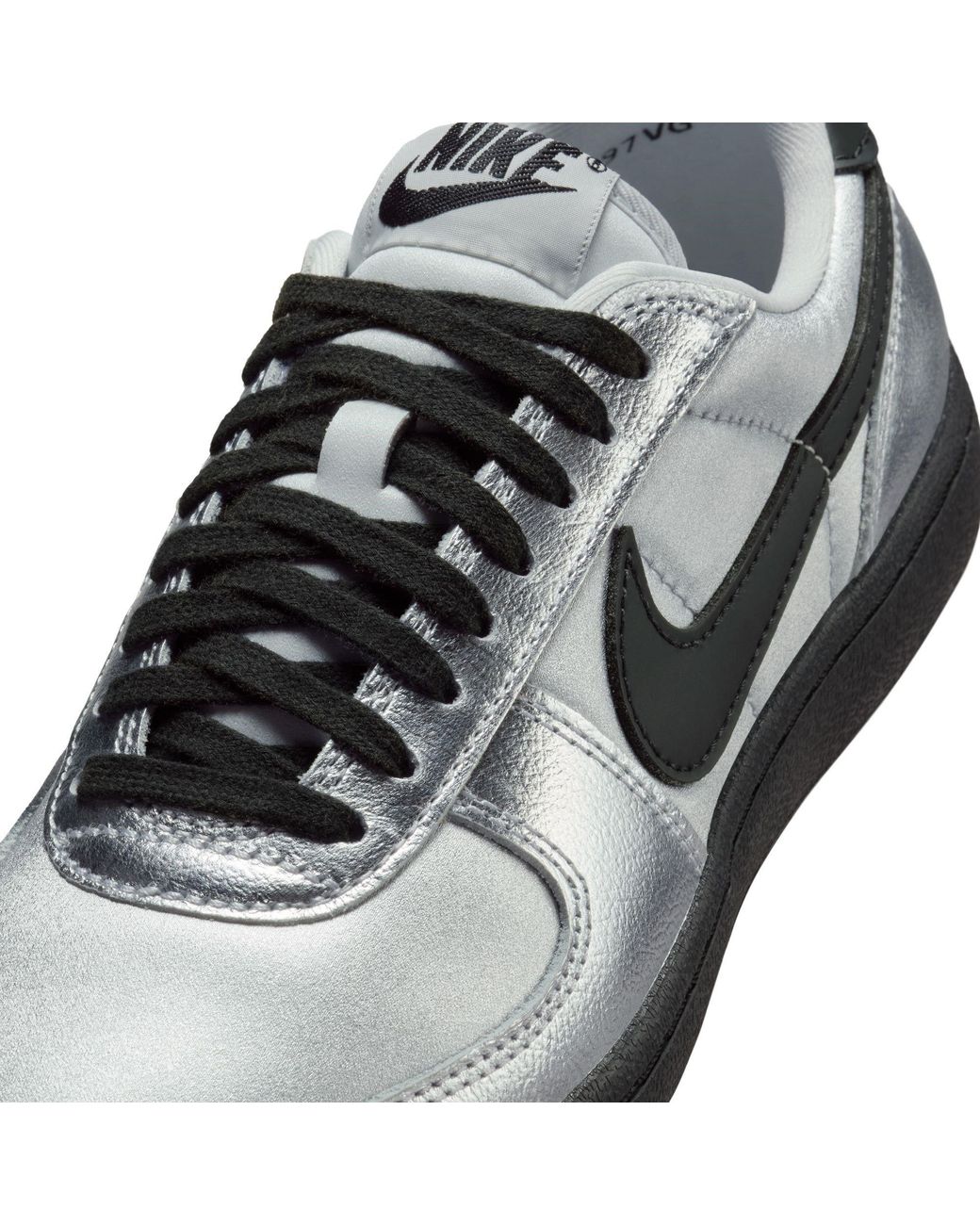 Nike Gray Field General Ld54 Leather Low-Top Trainers