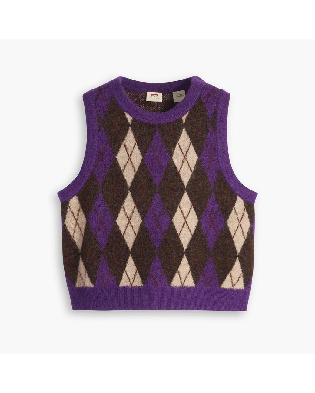 Levi's Red Deja Vu Kirsten Knitted Sweater Vest