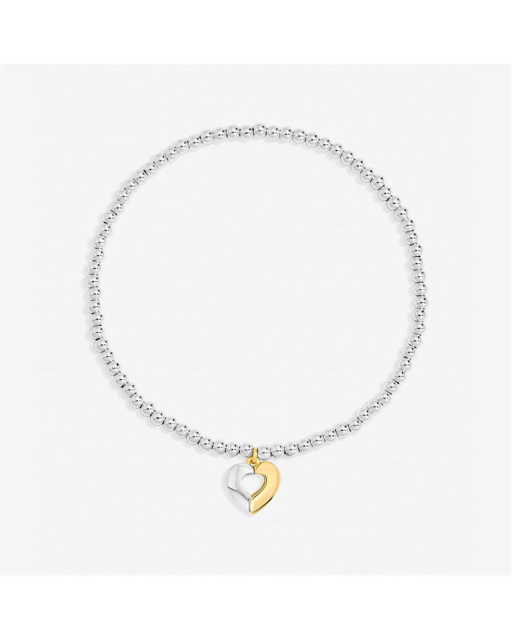 Inicio Metallic Sterling Plated Heart Bracelet