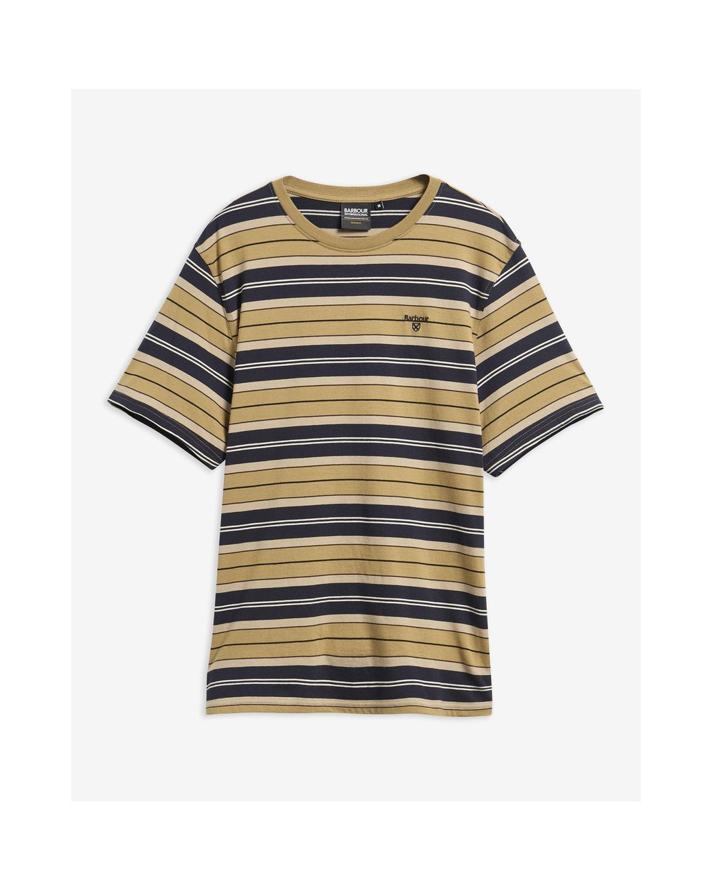 Barbour Multicolor Tartham Modern Heritage Cotton Short-Sleeve T-Shirt for men