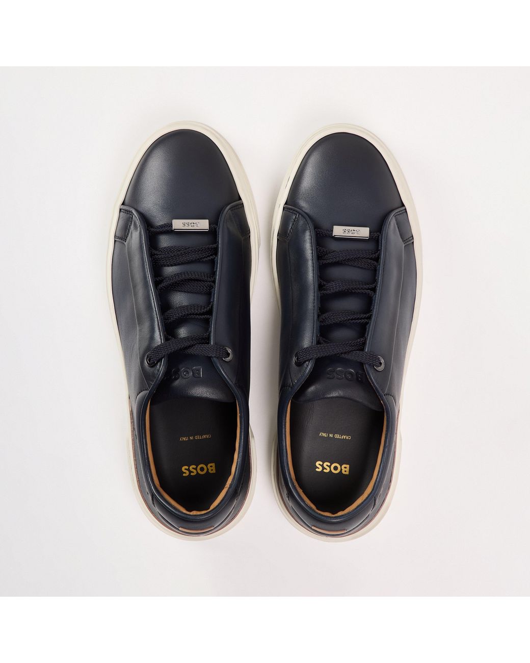 Boss Blue Low-Top Trainers for men