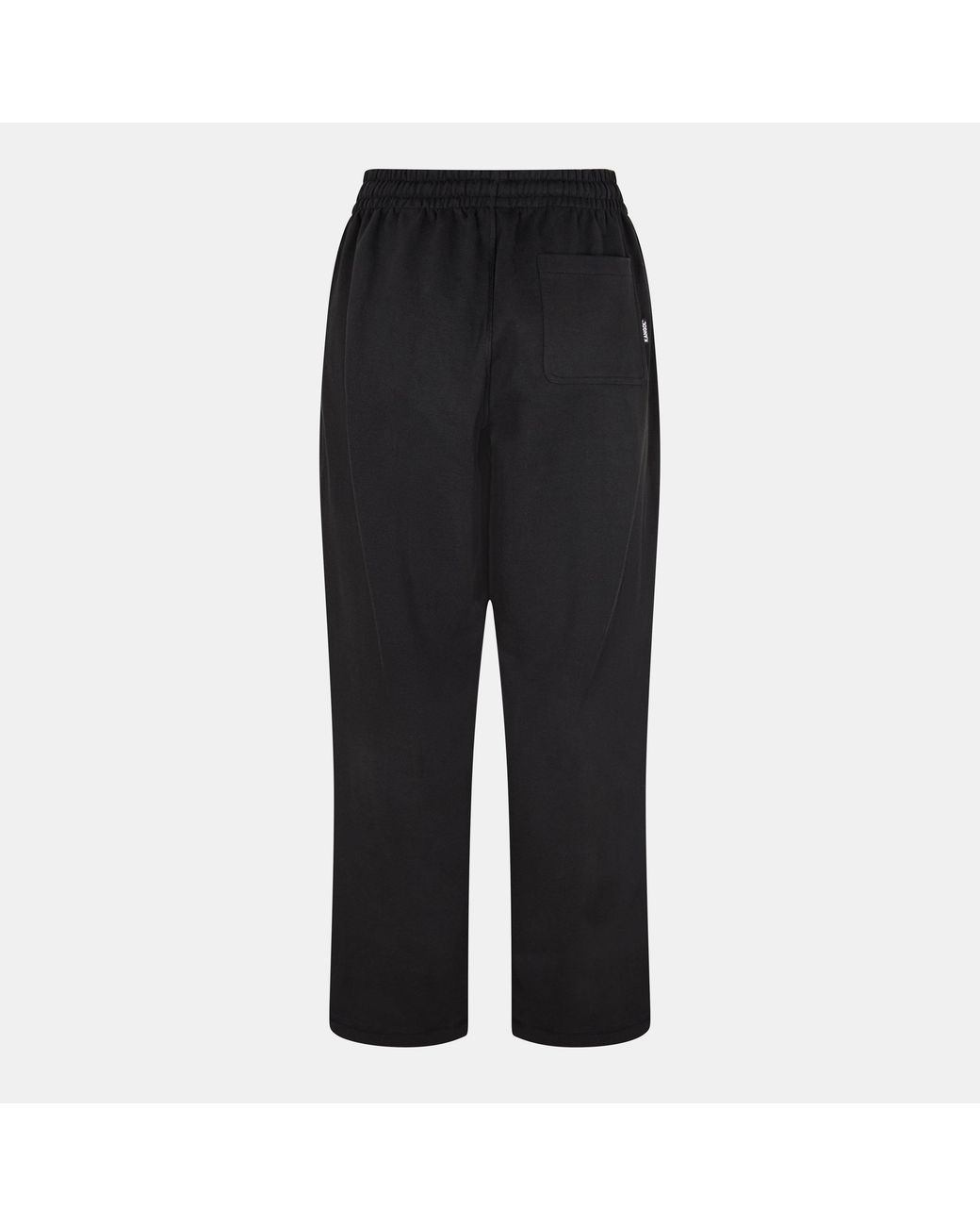 Kangol Black Wide Leg Closed Hem Jersey Joggers