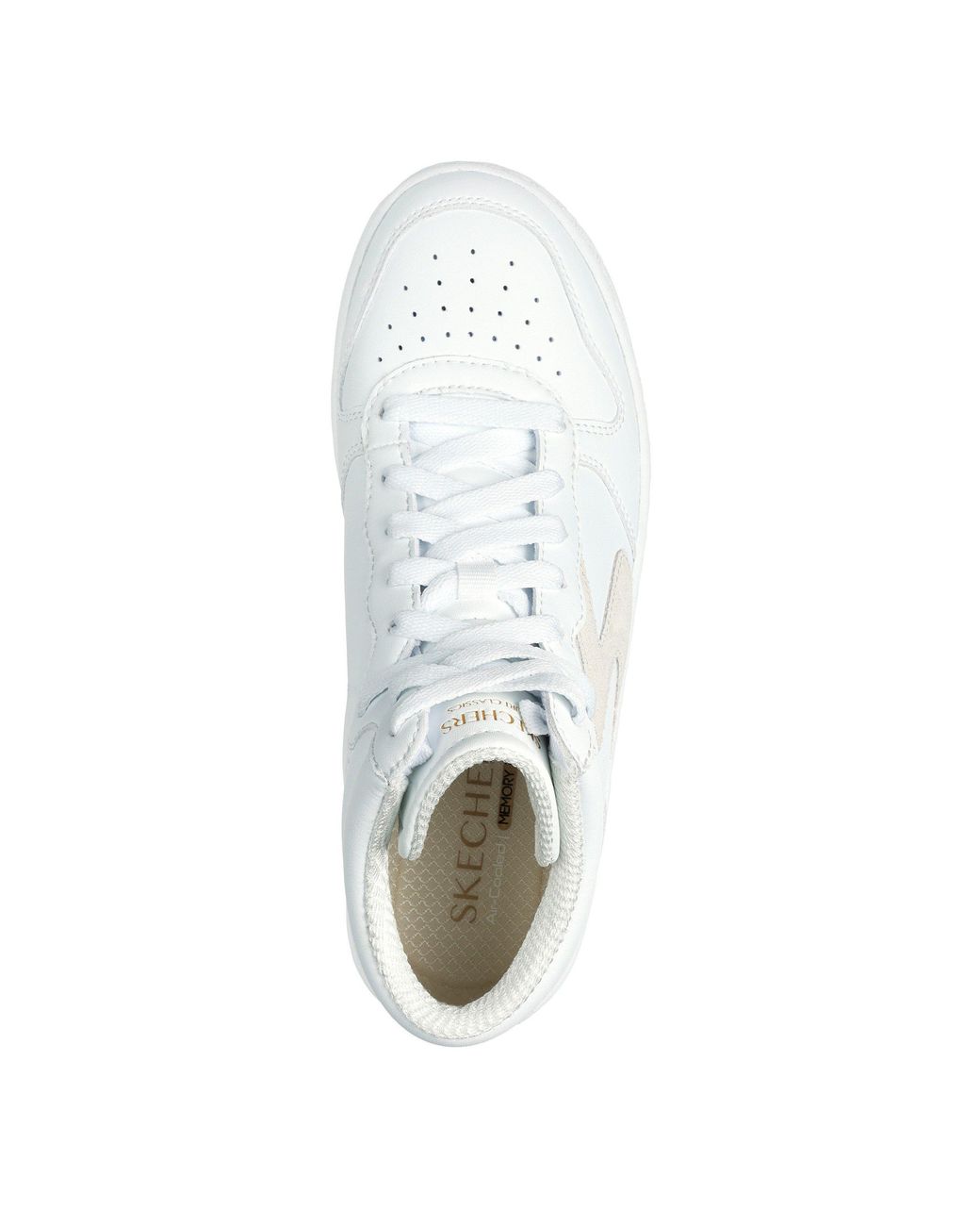 Skechers White High-Top Trainers