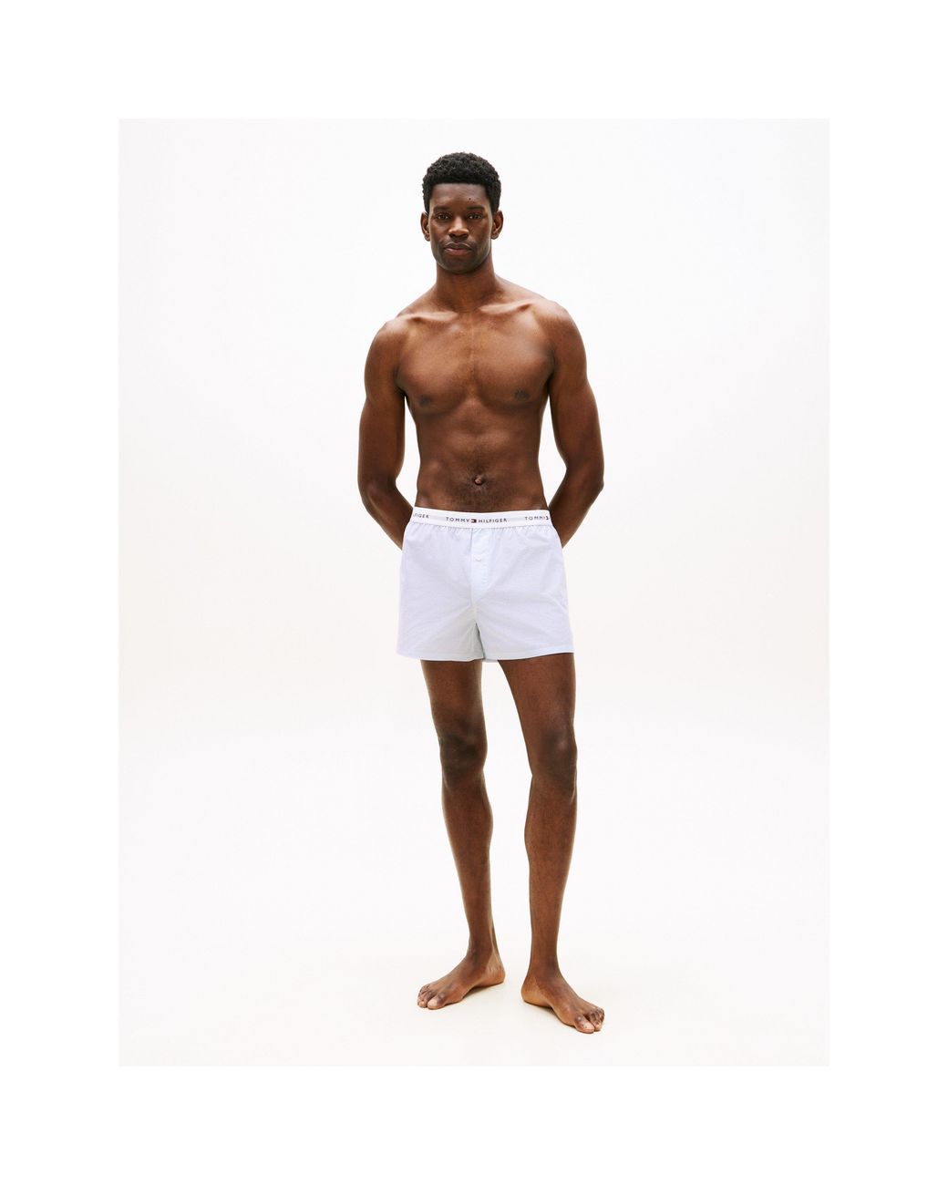 Tommy Hilfiger Blue 2 Pack Woven Boxer Shorts for men