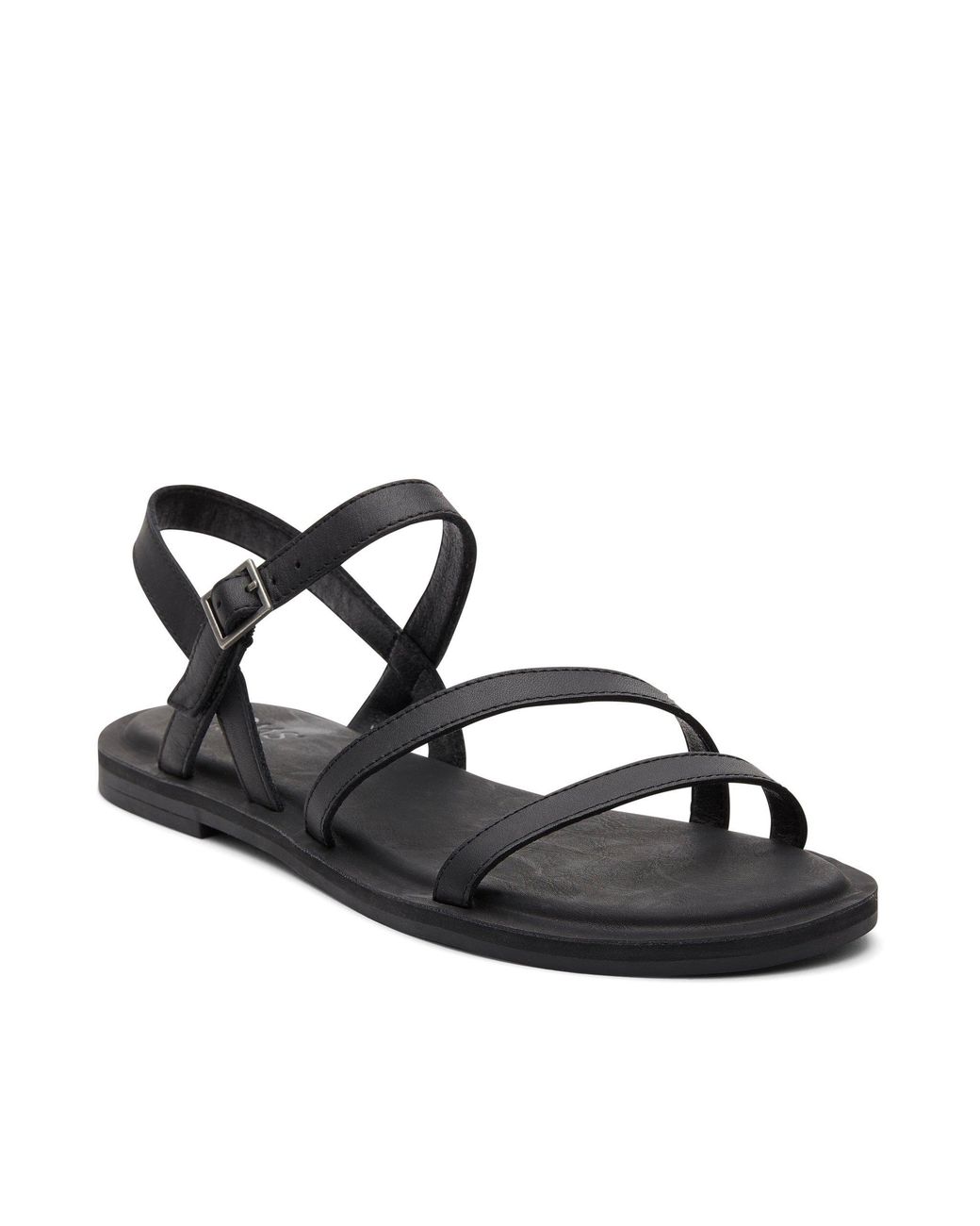 TOMS Black Flat Sandals