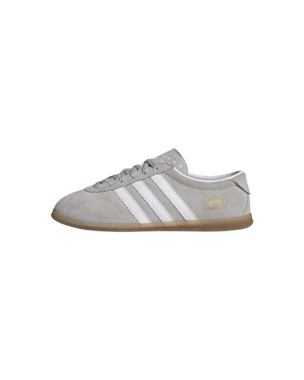 Adidas Originals Gray Gazelle Lo Pro Trainers