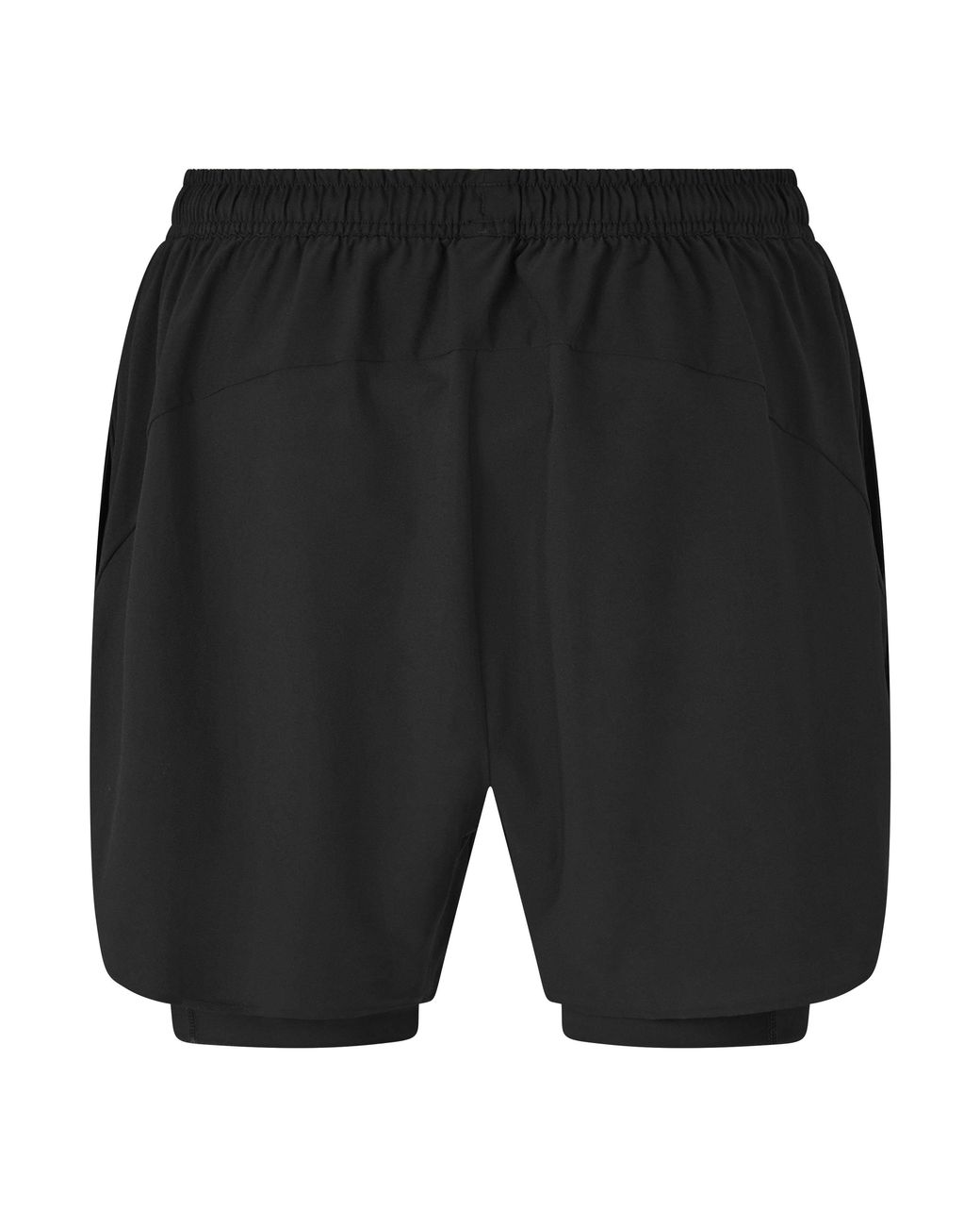 On Shoes Black Train 2-In-1 Performance Shorts for men
