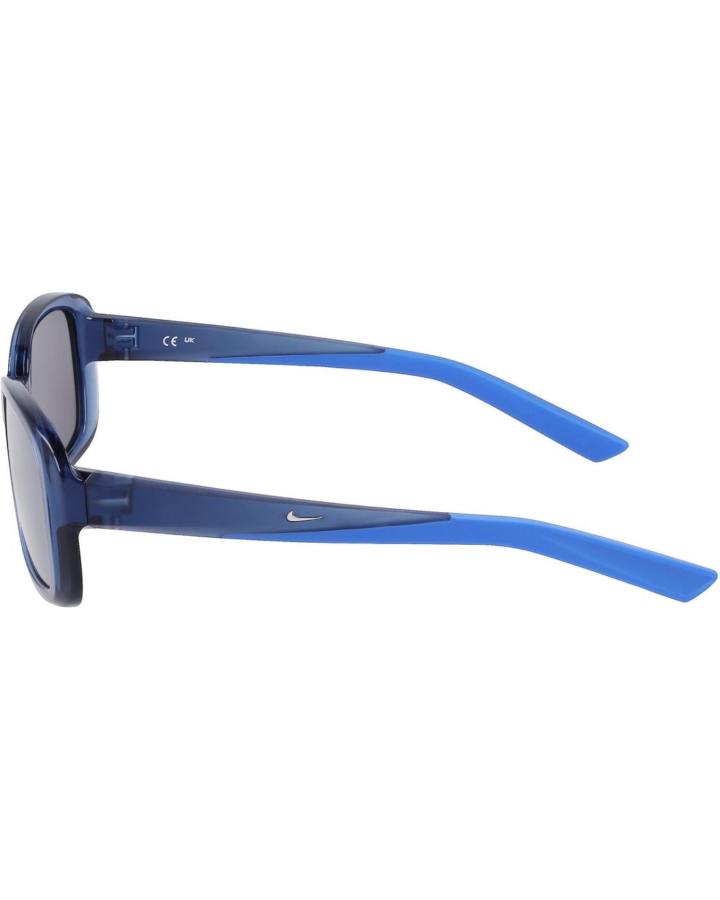 Nike Blue Epic Breeze Oval Sunglasses