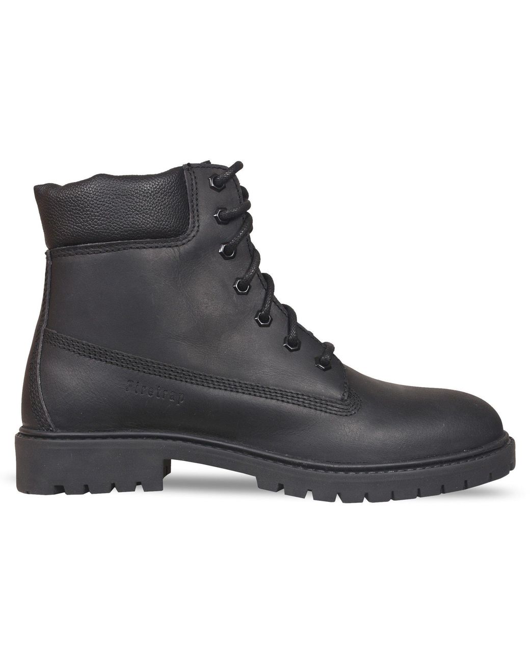 Firetrap Black Tam Leather Bt Sn62 for men