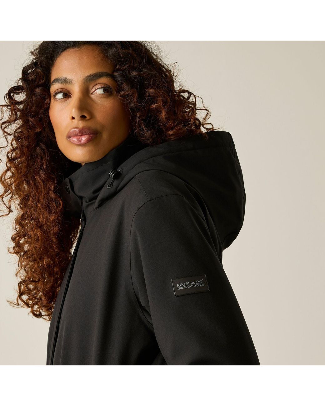 Regatta Black Yasira Waterproof Jacket