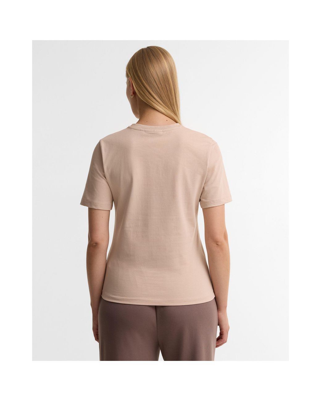 Barbour Natural Colletta Cotton Short-Sleeve Slim-Fit T-Shirt