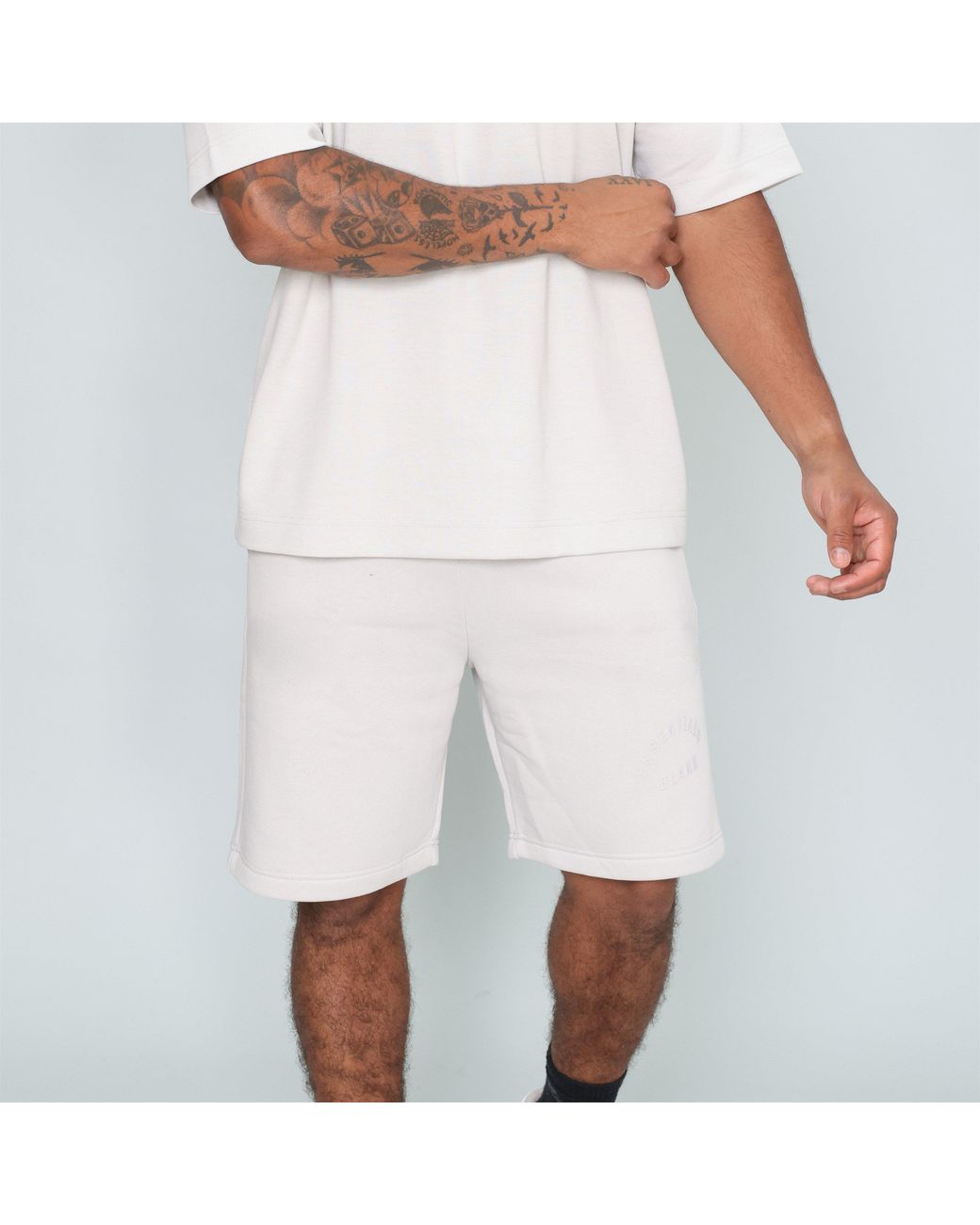 Blank Essentials White Blank Arch Hd Print Short for men