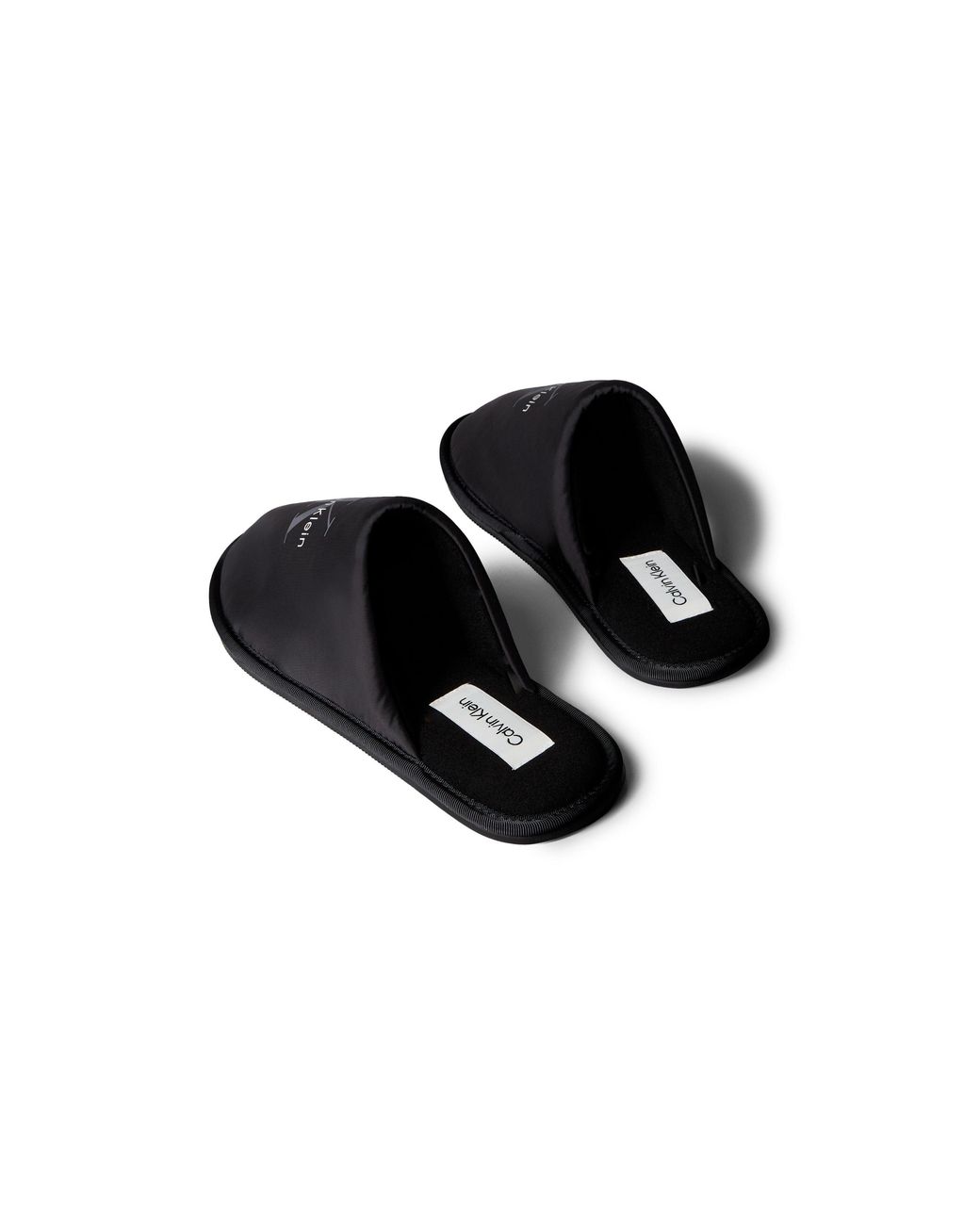 Calvin Klein Black Ck Mono Mule Slippers for men