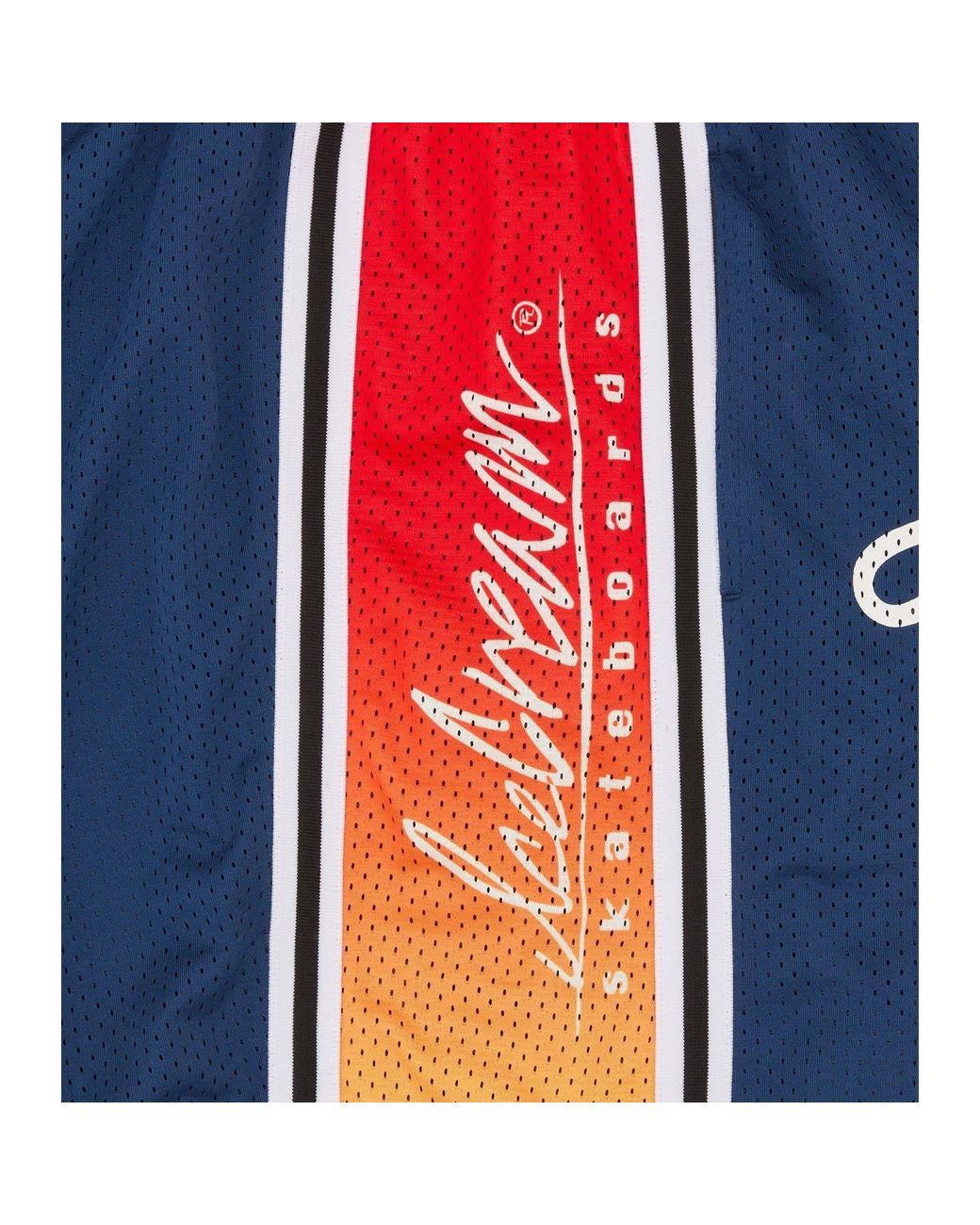 ICECREAM Blue Basketball Woven Tracksuit Shorts for men