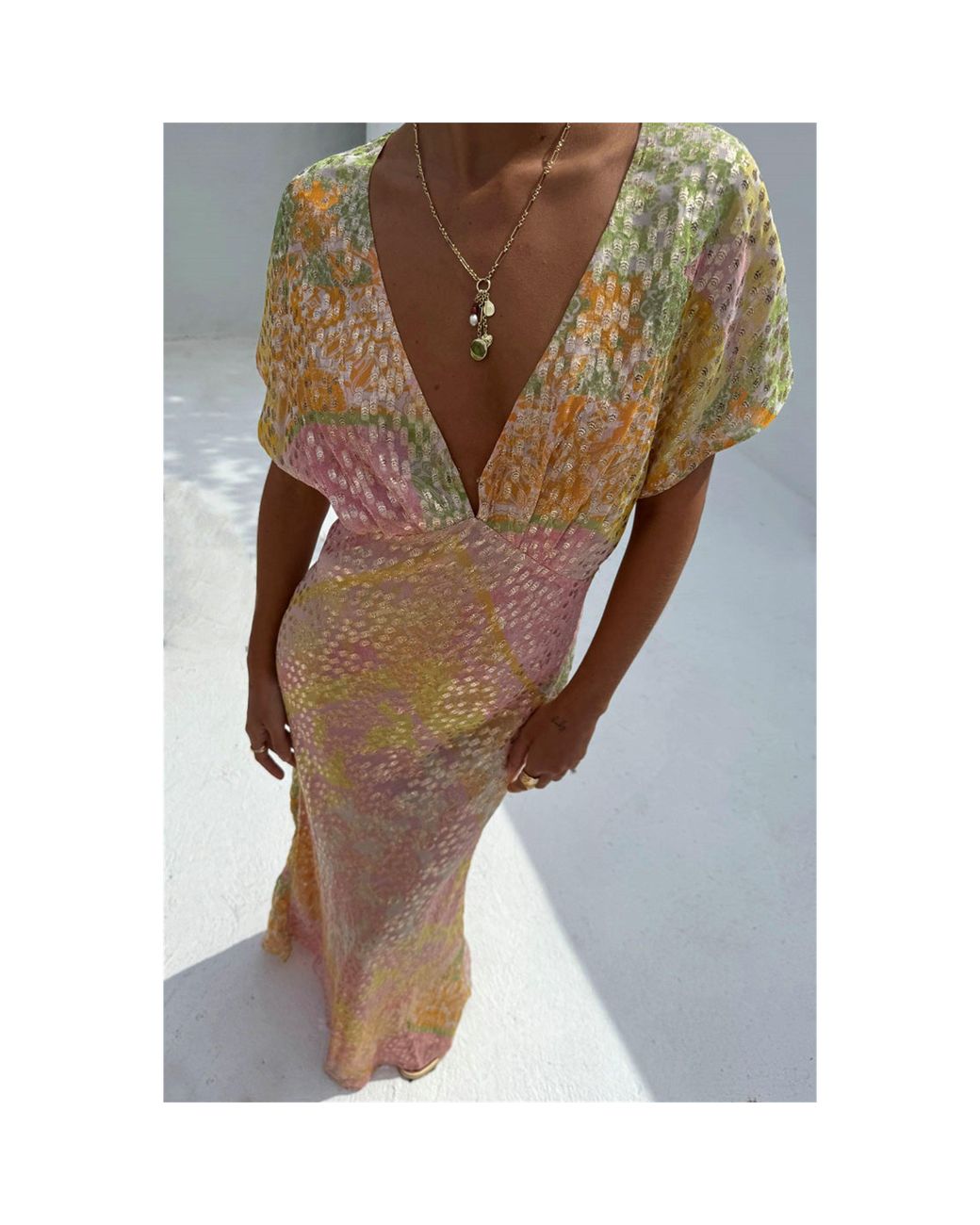 Never Fully Dressed Pink Boho Elodie Long Maxi Dress