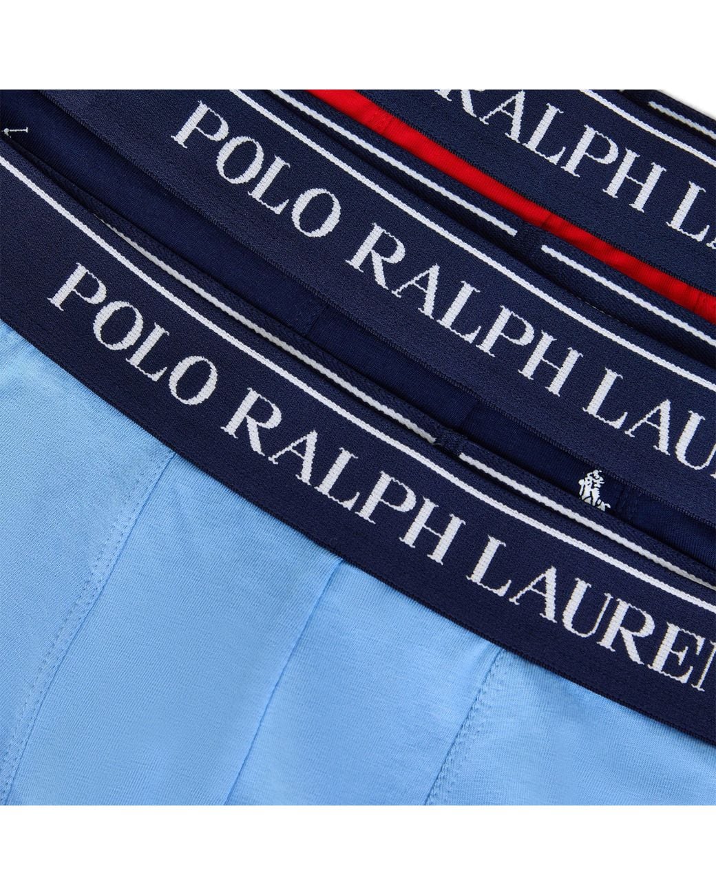 Polo Ralph Lauren Blue 3-Pack Cotton Trunks for men