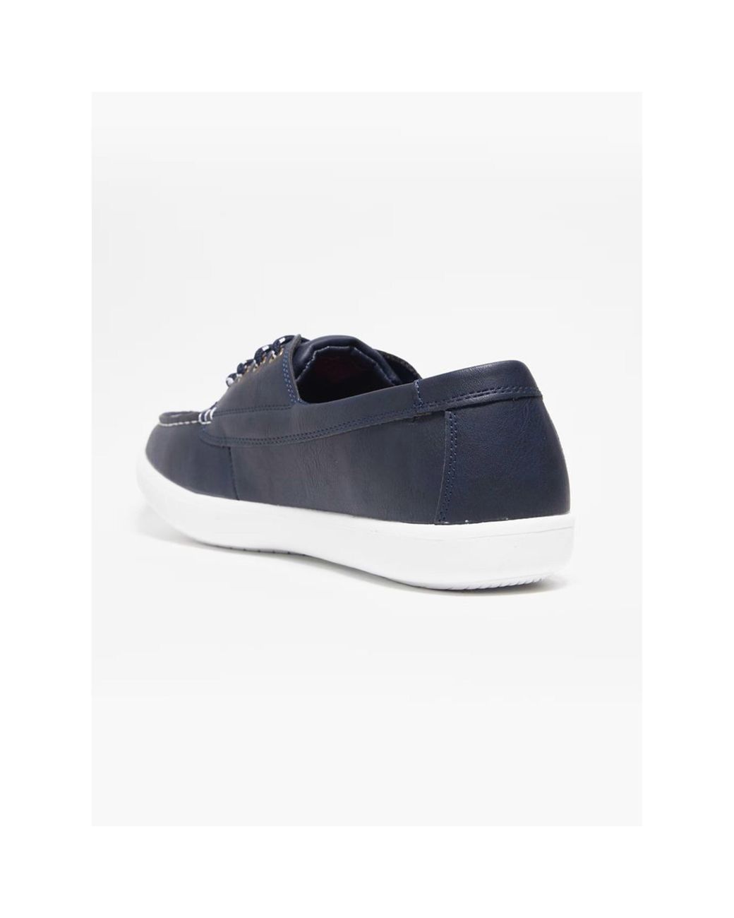 Lambretta Blue Vulkn Boat Shoes for men